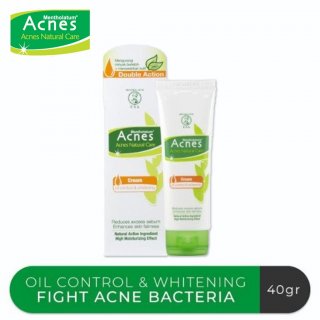 1. Acnes Natural Care Oil Control & Whitening Cream