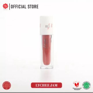 22. Red-A Matte Lip Cream No. 852 dengan Shade Lychee Jam