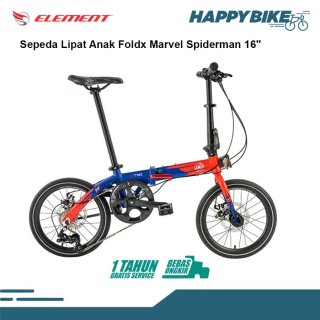 ELEMENT Sepeda Lipat FoldX X2 Spiderman 9 Speed 16