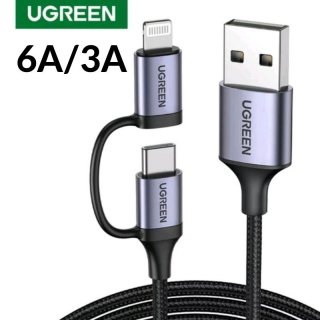 Ugreen MFI Lightning to USB Cable Alloy Braided