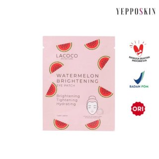 23. LACOCO Watermelon Brightening Eye Patch, Sheetnya Berbahan Fermentasi Kelapa
