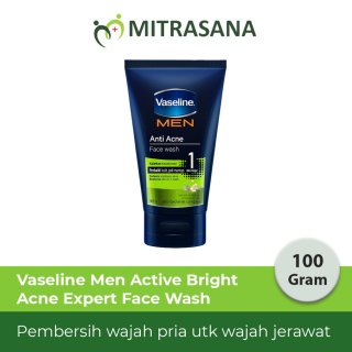 Vaseline Men Active Bright Acne Expert Face Wash