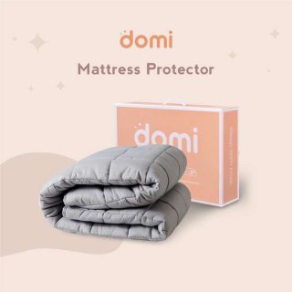 Domi Bed: Mattress Protector Gray