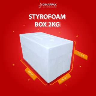 Styrofoam Box 2 Kg (tanpa kuping)