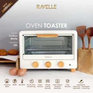 Ravelle Electric Oven Toaster 20L