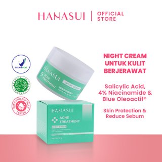 Hanasui Acne Treatment Night Cream