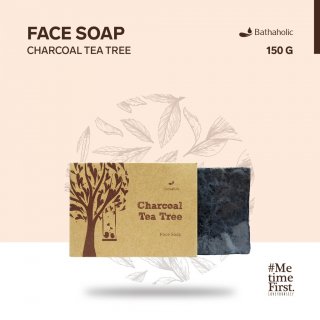 7. Bathaholic Face Soap Charcoal Tea Tree Bathaholic