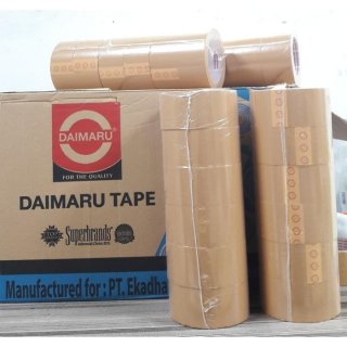 18. Lakban Coklat Daimaru Tape 2 Inch x 90 Yard, Dibuat dengan Teknologi Canggih