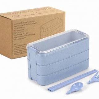 10. Lunch Box Kotak Makan 3 Susun, Praktis untuk Bawa Bekal