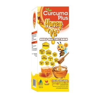 Curcuma Plus Honey Vit Madu Multivitamin Rasa Jeruk 100ml