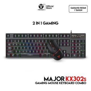 4. Fantech Keyboard Mouse Gaming Combo Bundle MAJOR KX302s, Main Game Lebih Seru