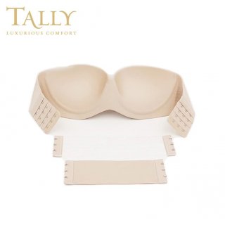 TALLY Biobra kait 221 Bra Push Up Double Strapless Seamless Invisible