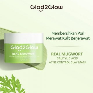 Glad2Glow Real Mugwort Clay Mask
