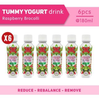 Heavenly Blush Tummy Yogurt Drink Raspberry Broccoli