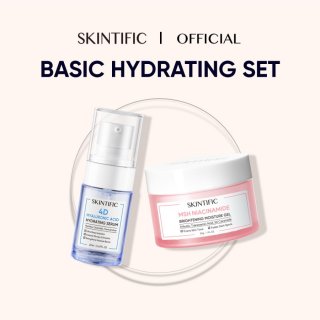 SKINTIFIC Brightening 2PCS paket MSH Niacinamide Moisturizer + Serum