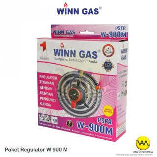 Winn GasRegulator Tekanan Rendah dengan Pengunci