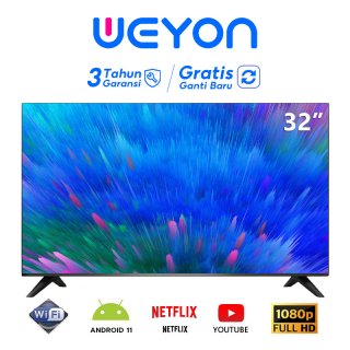 WEYON Smart TV 32 inch TV LED Digital Android Televisi (Smart-W32A)