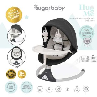 Sugarbaby Hug Me Baby Chair with Table - Black