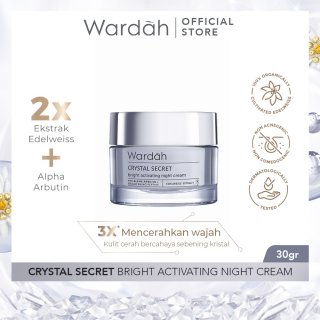 17. Wardah White Secret Night Cream