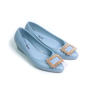 Sara Sara GASHA Flatshoes Sepatu Jelly Wanita/ Sepatu Kondangan / Sepatu Wanita