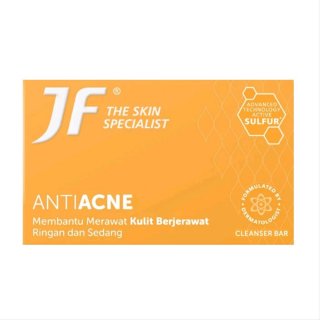 2. JF Anti Acne Cleansing Bar, Sabun Batang Untuk Kulit Berjerawat 