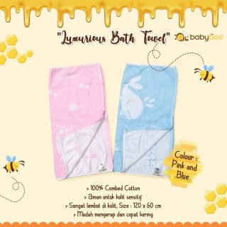 23. Babybee Luxurious Bath Towel, Ukuran yang Cukup Besar