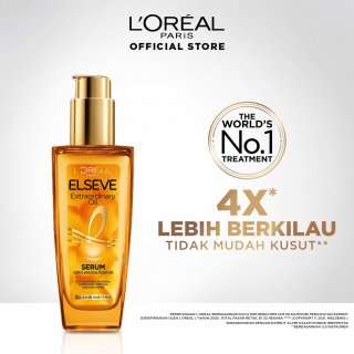 28. L'Oreal Paris Elseve Extraordinary Oil Gold Hair Treatment Serum, Diperkaya 6 Bunga Istimewa