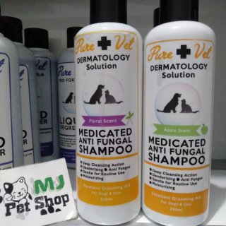 Shampoo Pure Vet Anjing Kucing Jamur Plus Conditioner