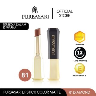 Purbasari Lipstick Lipstik Color Matte Shade 81 Diamond