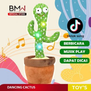 29. Mainan Kaktus Bergoyang Dancing Rekam Suara, Bikin Anak Tertarik Merekam Suaranya