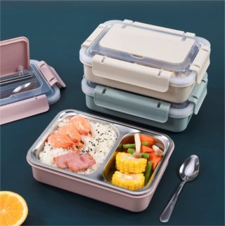 Keola Lunch Box Stainless / Kotak Makan untuk Anak dan Dewasa / Korean 