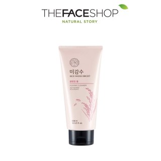 5. The Face Shop Rice Water Bright Cleansing Foam