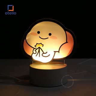 13. Acrylic Night Lamp Pentol | Lampu Tidur LED Hias Akrilik Lucu, Bentuk Unik dan Menarik