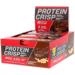 BSN Protein Crisp Chocolate Crunch Flavor 12 x 57g