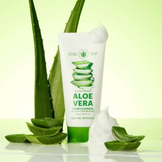 Nature Republic Soothing & Moisture Aloe Vera Foam Cleanser