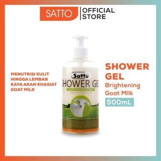 Satto Shower Gel Brightening Goat Milk