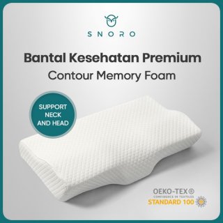 SNORO Contour Memory Foam Premium Pillow