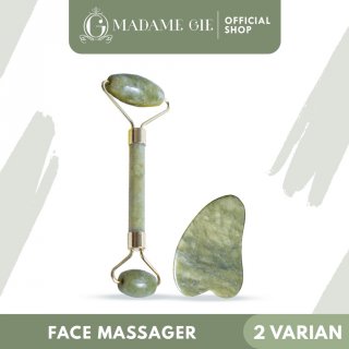9. Madame Gie Face Massager - Jade Roller Guasha 2in1