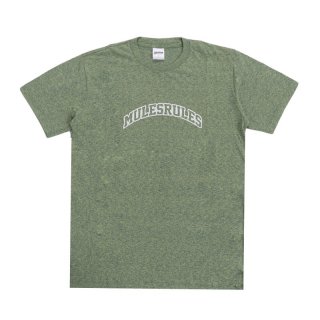 Mules T-Shirt Lower Font Green Tea