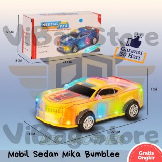 Mainan Mobil Sport Sedan Transfomers Bumblebee
