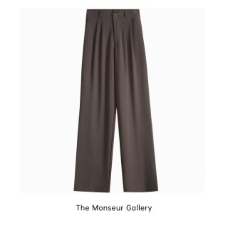The Monseur Gallery Celana Kulot High Waist Straight Pants 