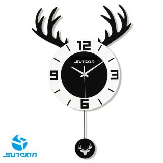 1. Sunxin Jam Dinding Nordic-9104 untuk Menunjukkan Waktu