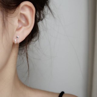 17. Unique Star Stud Earrings Anting Women Cool Silver Earring 