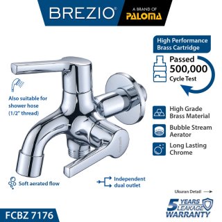 BREZIO FCBZ 7176 Two-Way Tap 1/2" Chrome