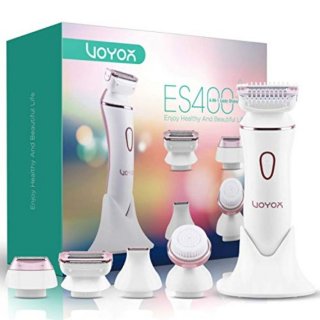 VOYOR Electric Razor for Women - Rechargeable Shaver Wet & Dry Painles