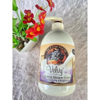 5. Velvy Goats Milk Shower Cream 