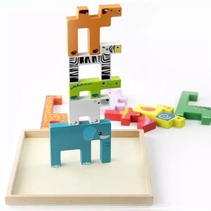 11. 3D Animal Block Puzzle, Mengenal Nama Hewan dan Belajar Menyusunnya
