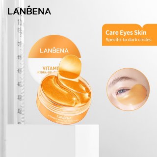 21. LANBENA Whitening Vitamin C Eye Mask, Menghilangkan Kantung Mata