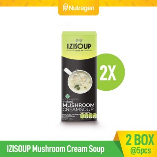 IZISOUP Instant Mushroom Cream Soup Box