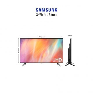 13. Samsung Smart TV 50 inch UHD 4K AU7002, Seolah di Dalam TV
